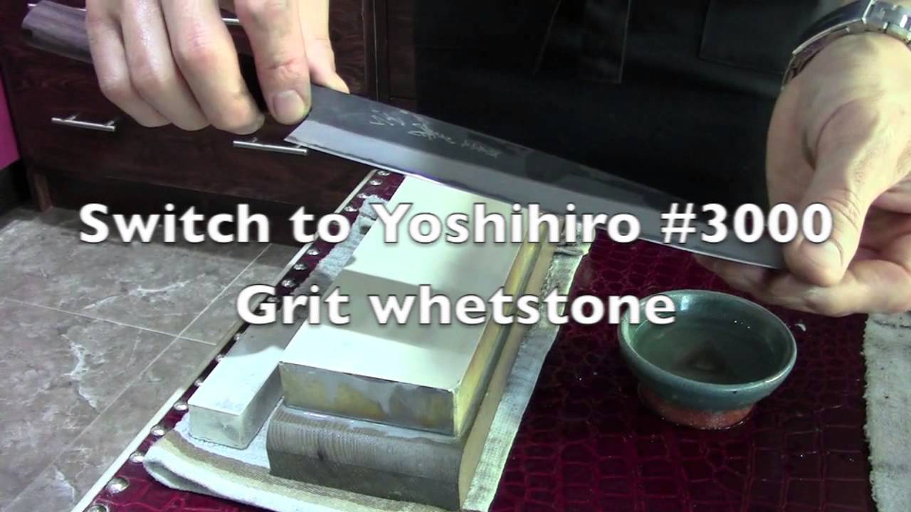 How to repair a japanese knife that has chipped