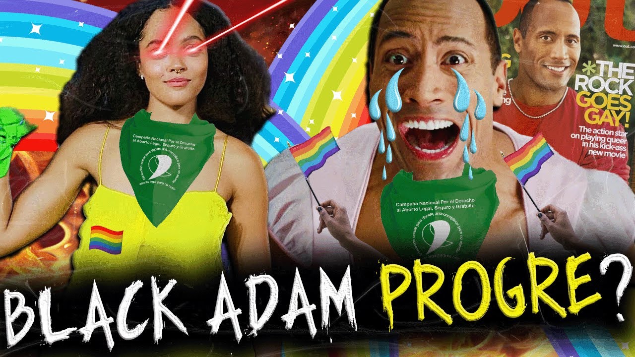 🌈 Hombres BASADOS aseguran que Black Adam es MUY PROGRE 🤯 Warner The Rock DC Marvel Disney Dwayne