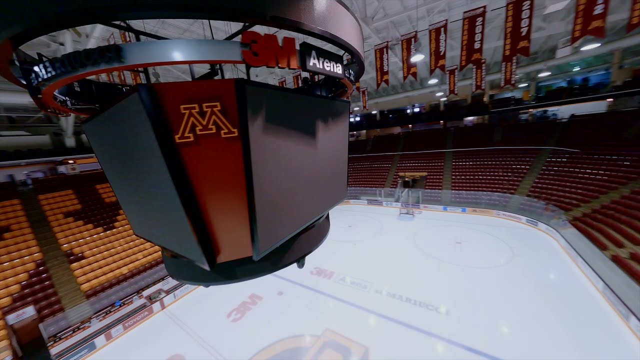 Minnesota Gophers Hockey Arena FPV Fly-Through (3M MARIUCCI ARENA)