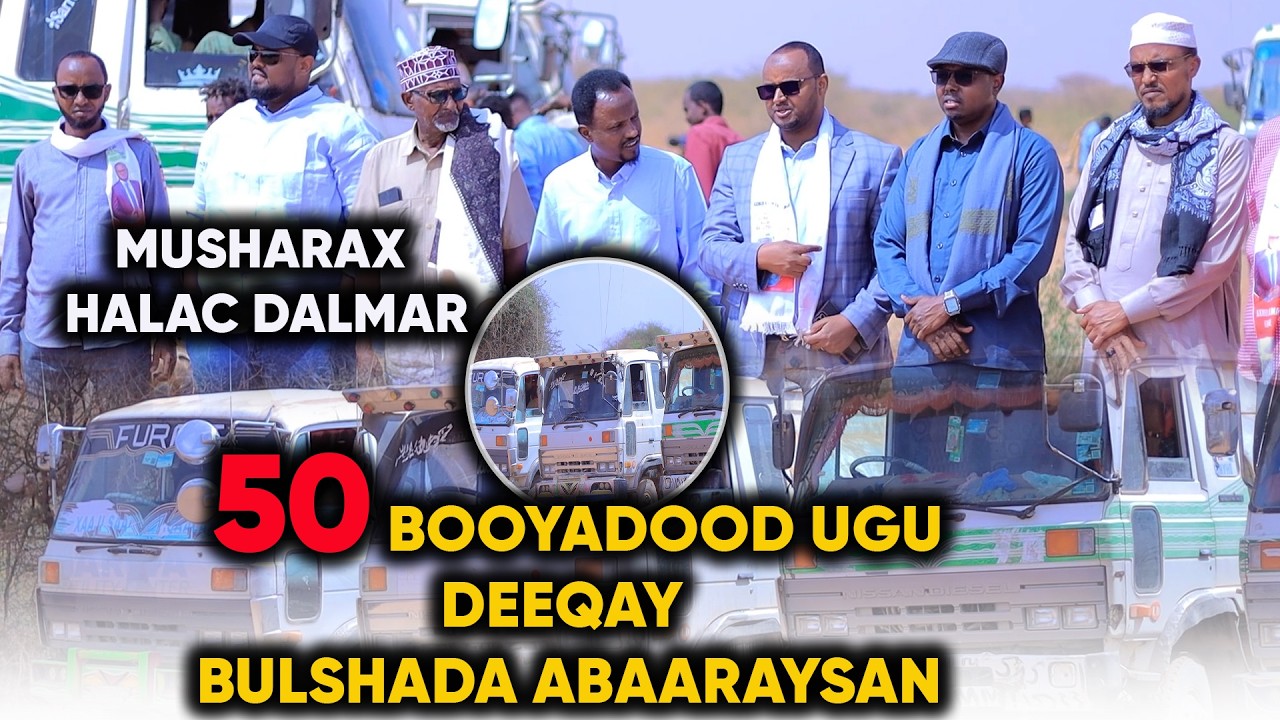 DEGDEG: Musharax Halac Dalmar Oo 50 Booyadood Ugu Deeqay Bulshada Abaaraysan