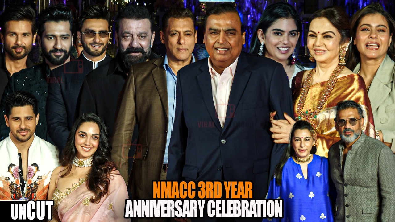 UNCUT - Nita Mukesh Ambani Cultural Centre 3rd Anniversary Celebrations | Salman Khan, Sanjay Dutt