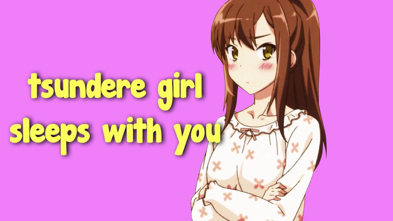 [ANIME ASMR] Tsundere girl sleeps with you