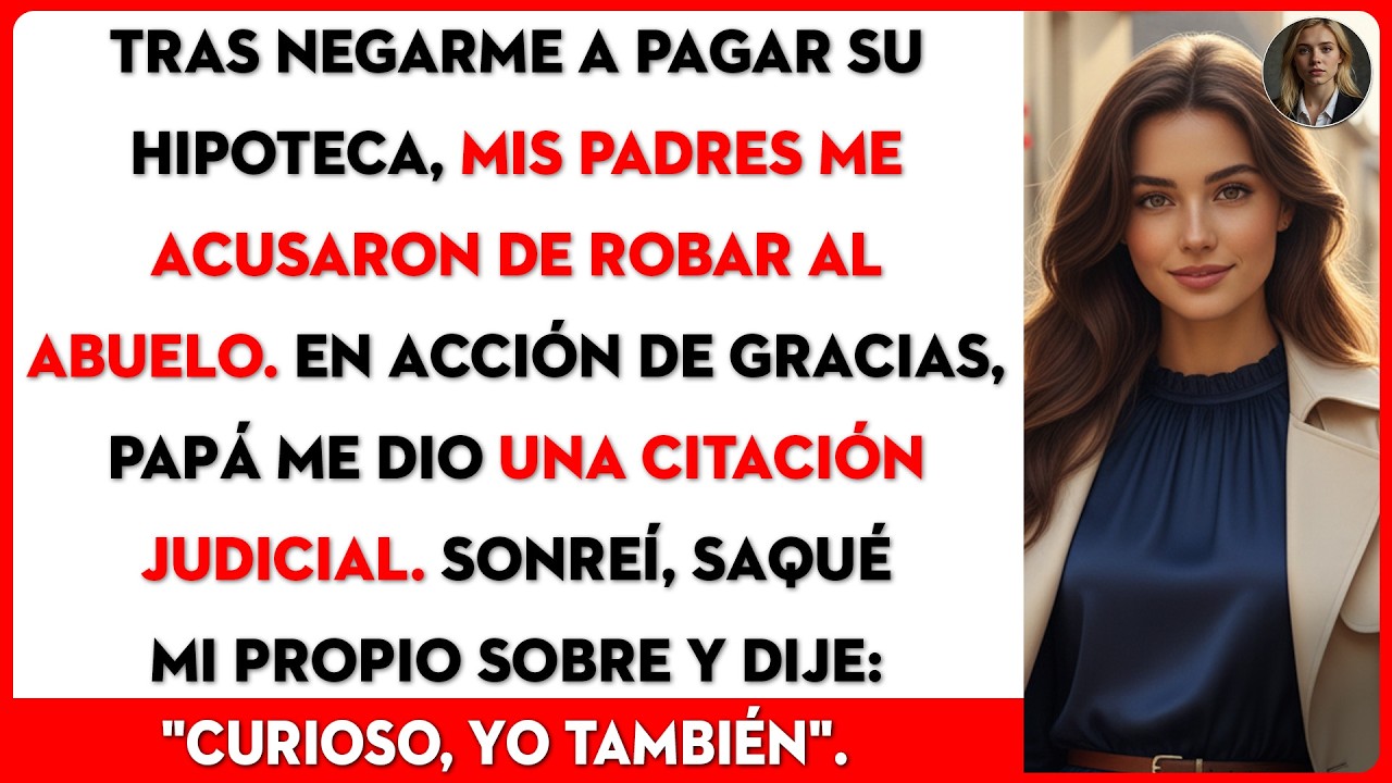 Mis padres me llamaron ladrón, así que abrí mi sobre delante de 30 familiares en la cena.