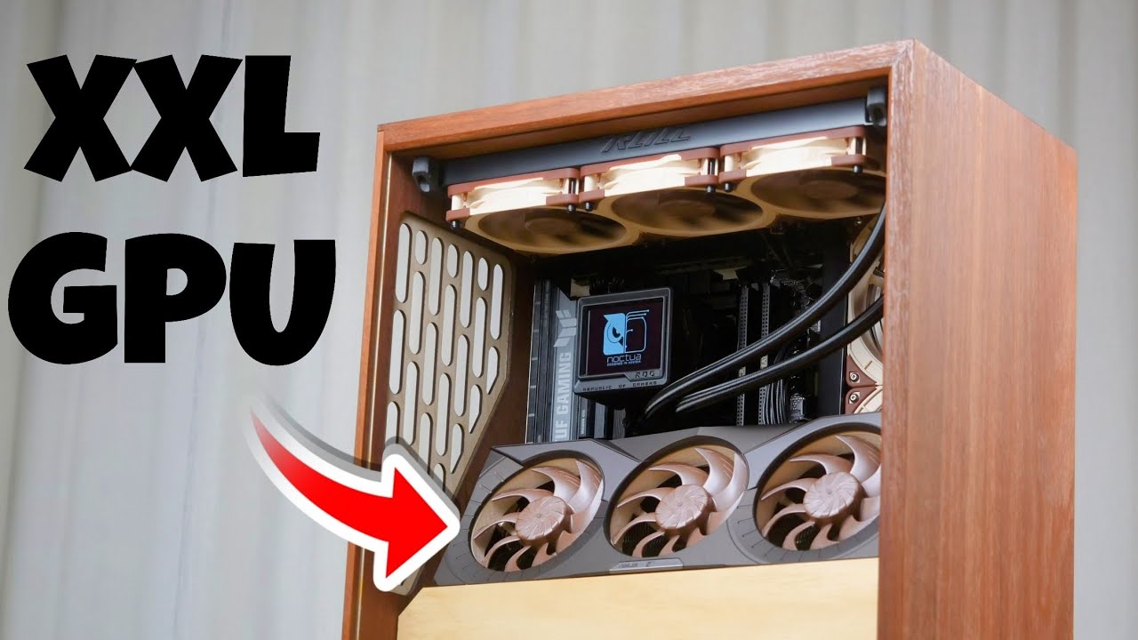 Корпус из натурального дерева для ASUS x Noctua 5080 своими руками