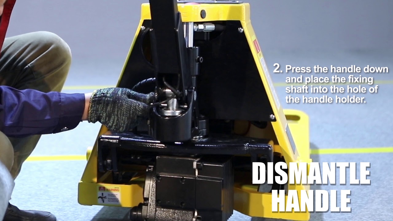 [STAXX] Lithium pallet truck - 1 min to replace handle