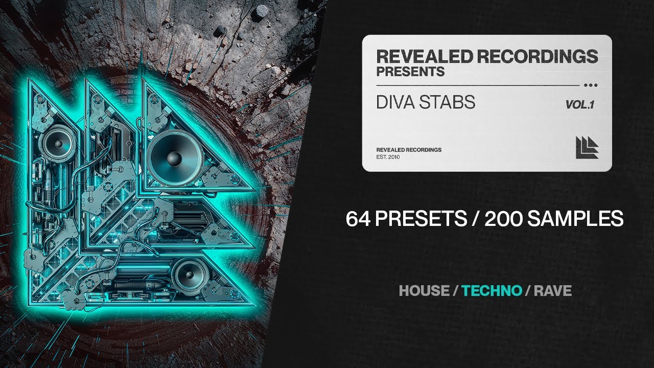 Diva Stabs Vol. 1 (64 Presets / 200 Samples) House, Techno, Rave | Revealed
