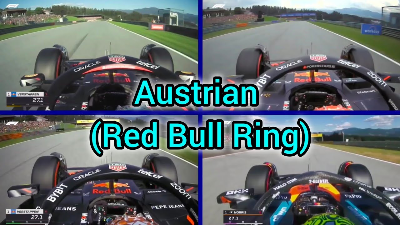 F1.  GP Austrian (Red Bull Ring). Pole position. 2022-2025 (Norris. Verstappen×3)
