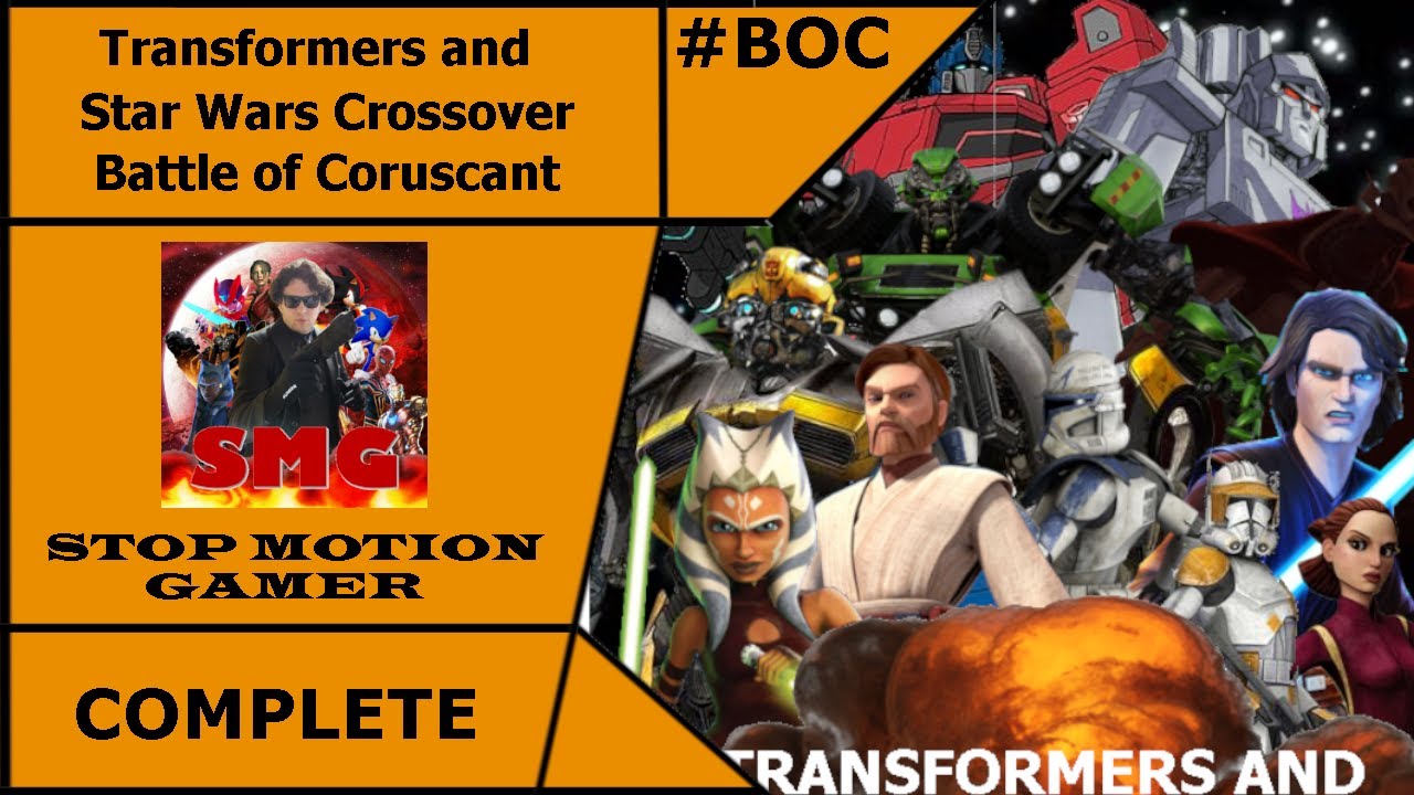 Transformers and Star Wars Crossover - Battle of Coruscant - Complete