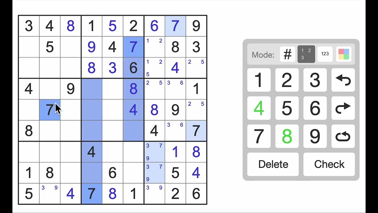 Los Angeles Times Impossible Sudoku Solution for March 1, 2026