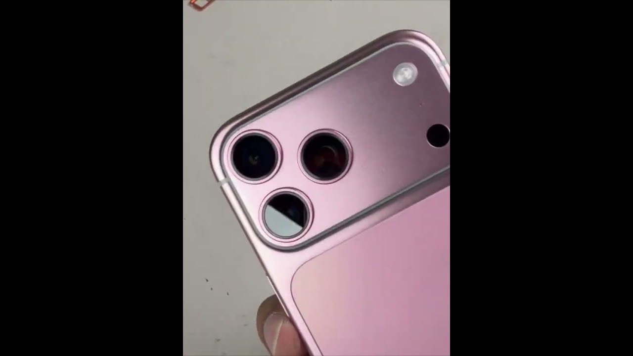 Installing iPhone 17 Pro Max Pink 💗