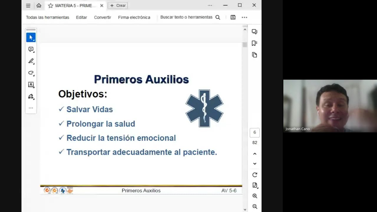 Primeros Auxilios | Sesión 3 | Clase IES