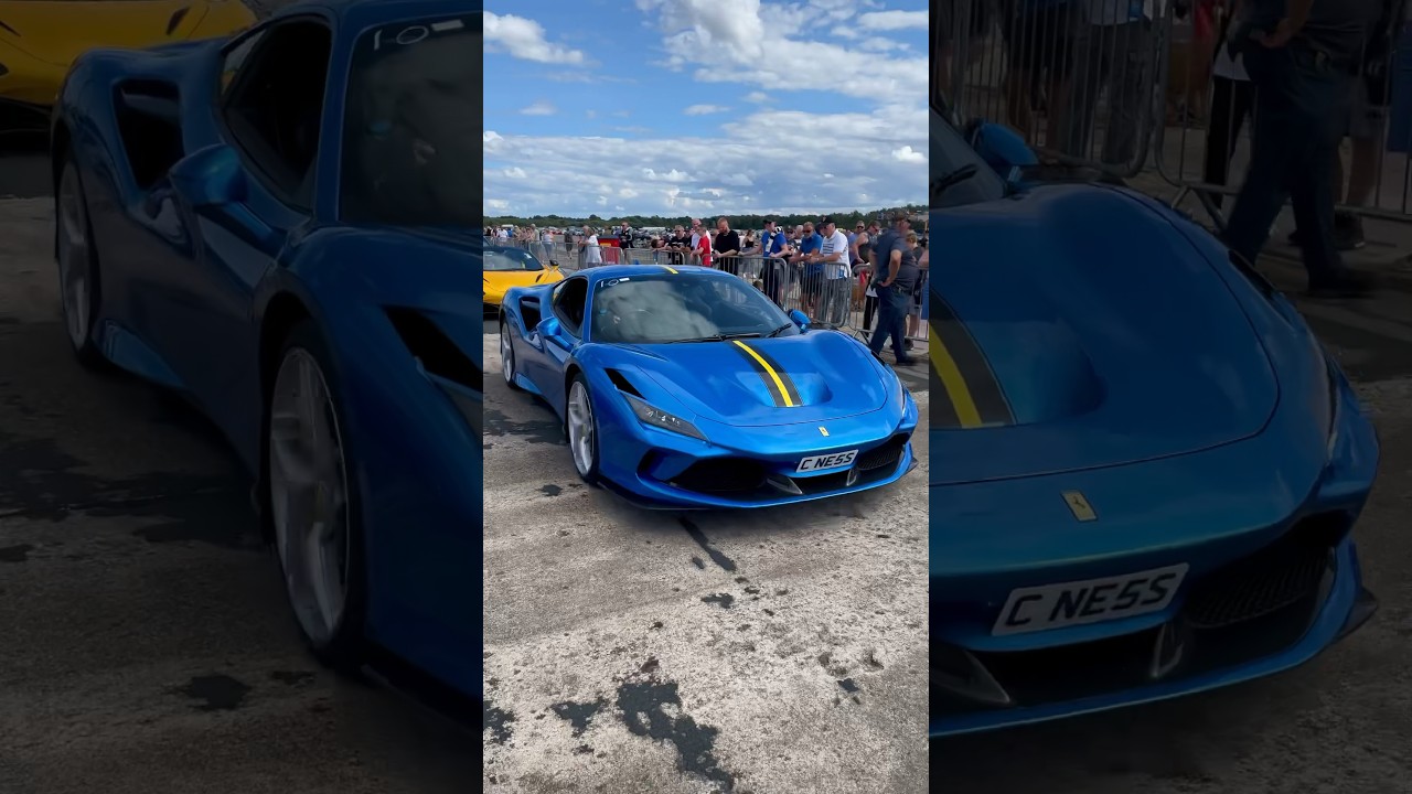 Ferrari f8 Supercar rolling in at Ultimate Supercars. #supercar #car #engine #exhaust #supercars