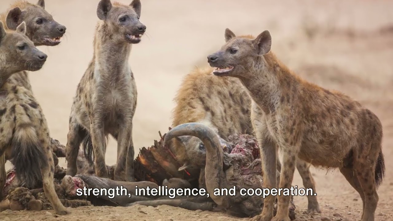 The Hyenas Nature's Scavenger 🐾#hyena #animals #nature @WildlifeDailiesChannel