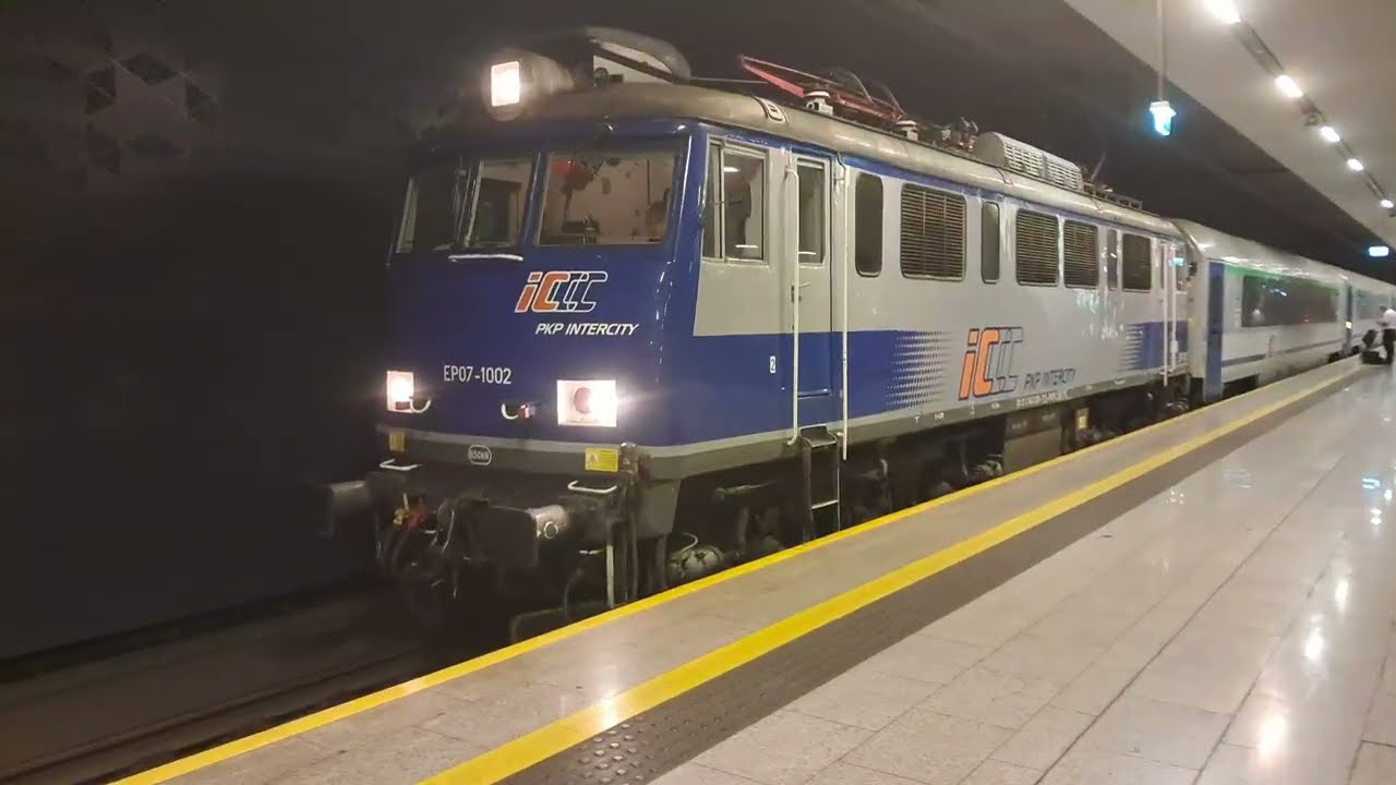 EP07-1002 z MPE 005144 Ł&oacute;dź-Fabryczna - Ł&oacute;dź-Widzew (IC Żeglarz)
