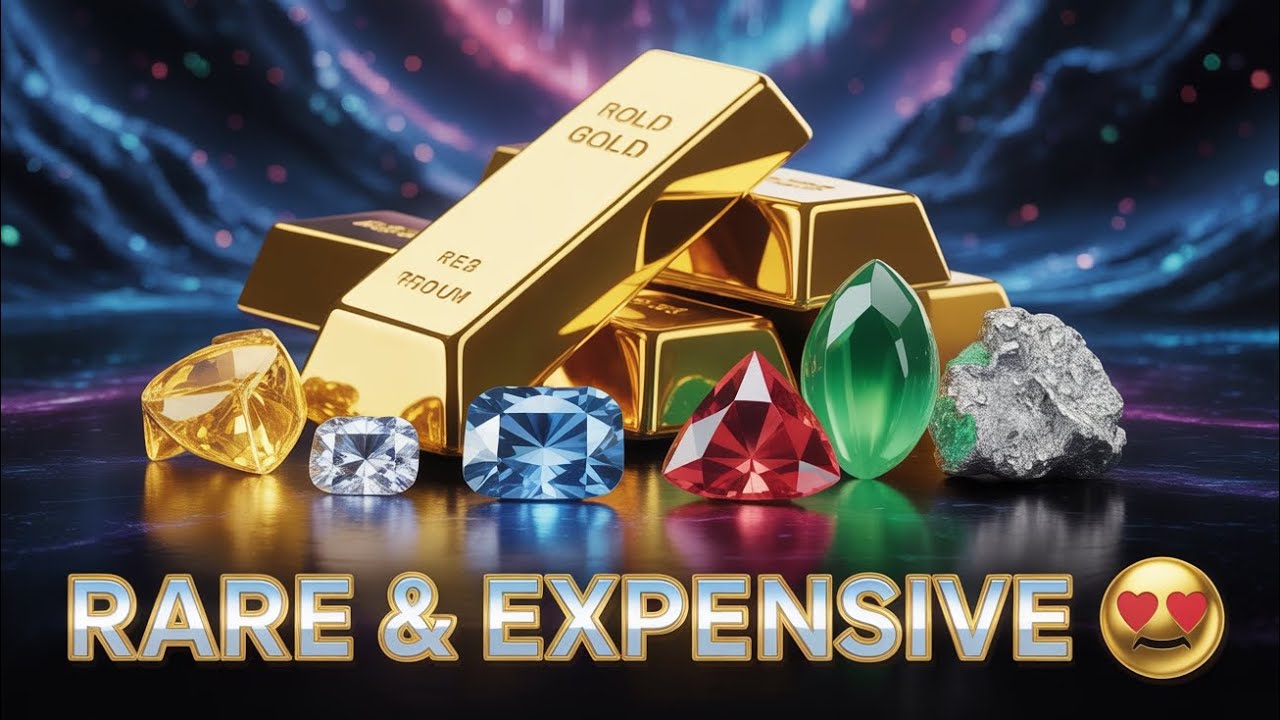 10 Minerals Rarer and More Valuable Than Gold! 