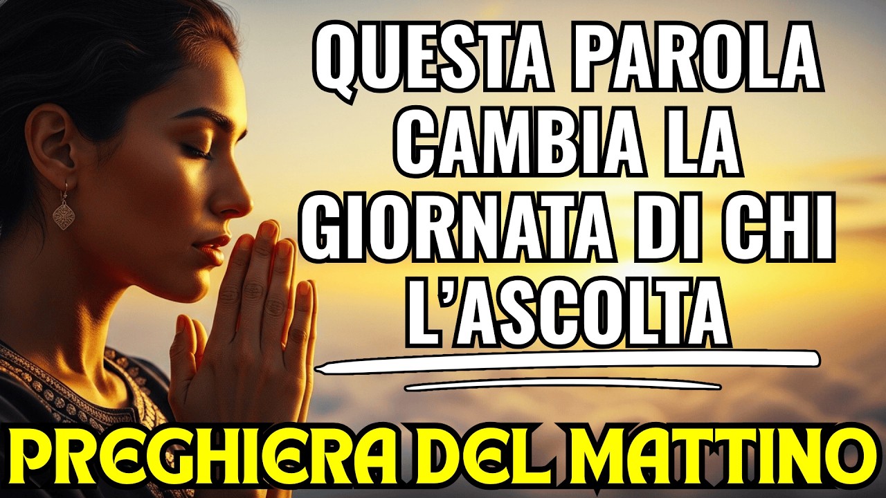 Preghiera del mattino di gratitudine Grazie Signore per la tua grazia e per camminare al mio fianco