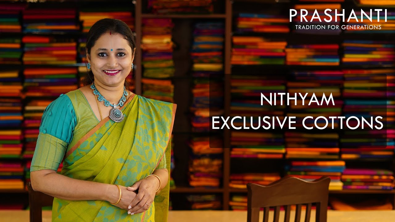 Nithyam Exclusive Cotton sarees | Prashanti