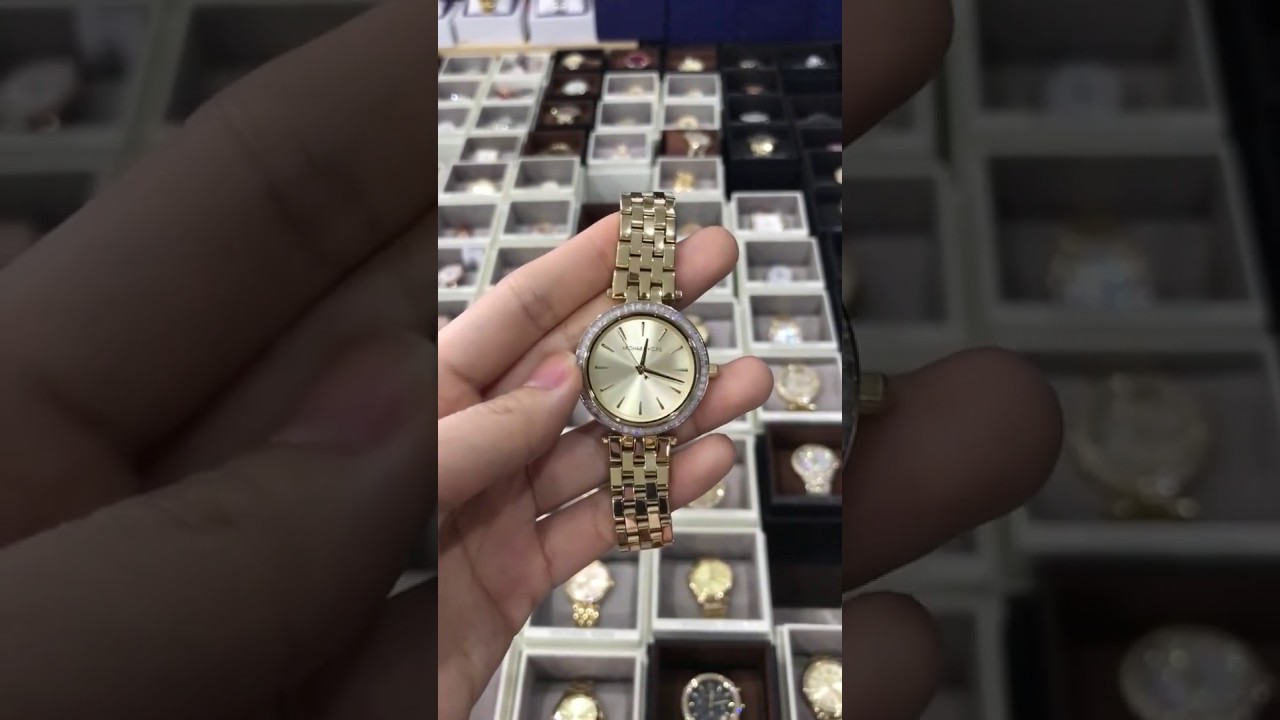 MICHAEL KORS Mini Darci Gold Tone Stainless Steel Ladies Watch MK3365