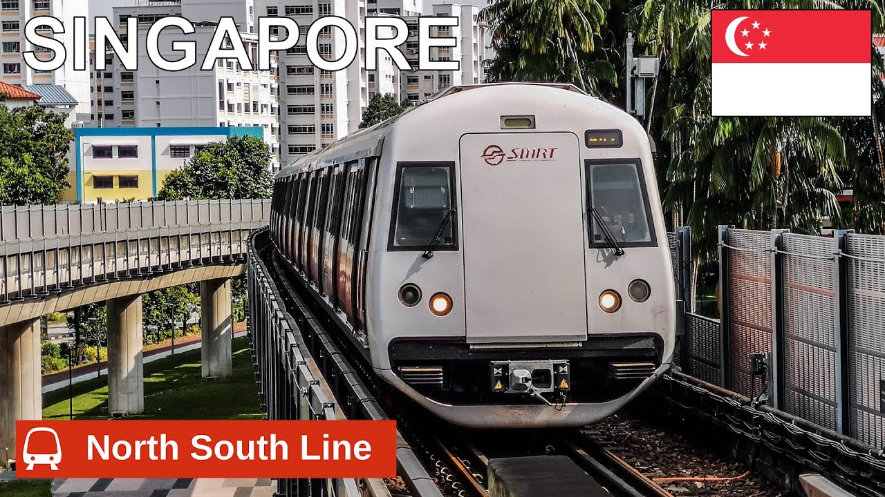 🇸🇬 Singapore MRT - North-South Line (2022) (4K)