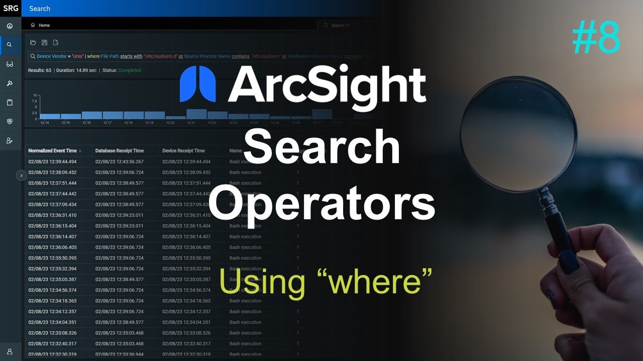 ArcSight Search Operators &ndash; #8 &ndash; Where