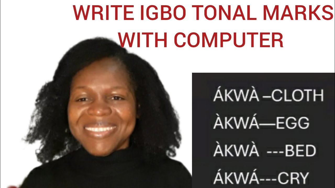 How To Tone Mark Igbo Words In MS Word | Learn Igbo Language