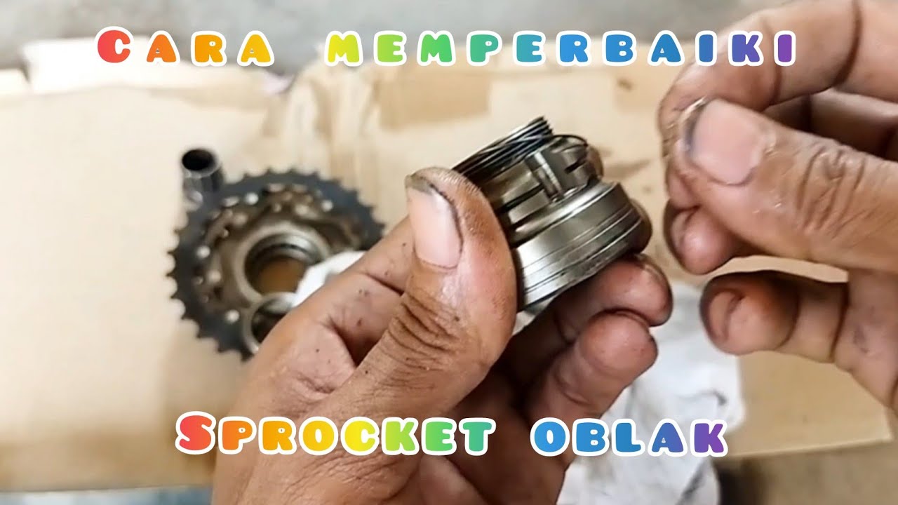 Cara memperbaiki sprocket oblak dan bunyi tek-tek /servis gir #sprocketoblak #sprocketulir