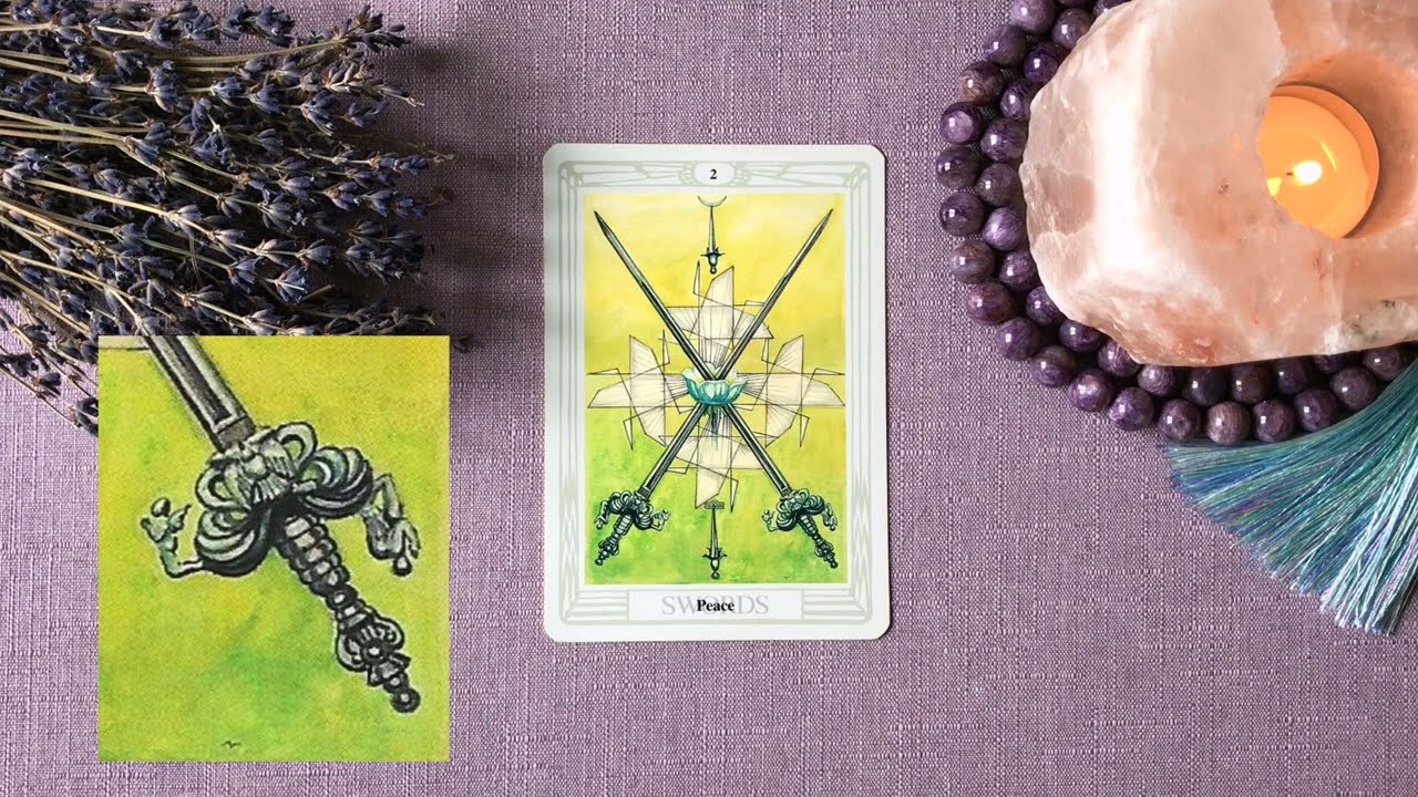 Dwójka Mieczy - tutorial Tarota Thoth
