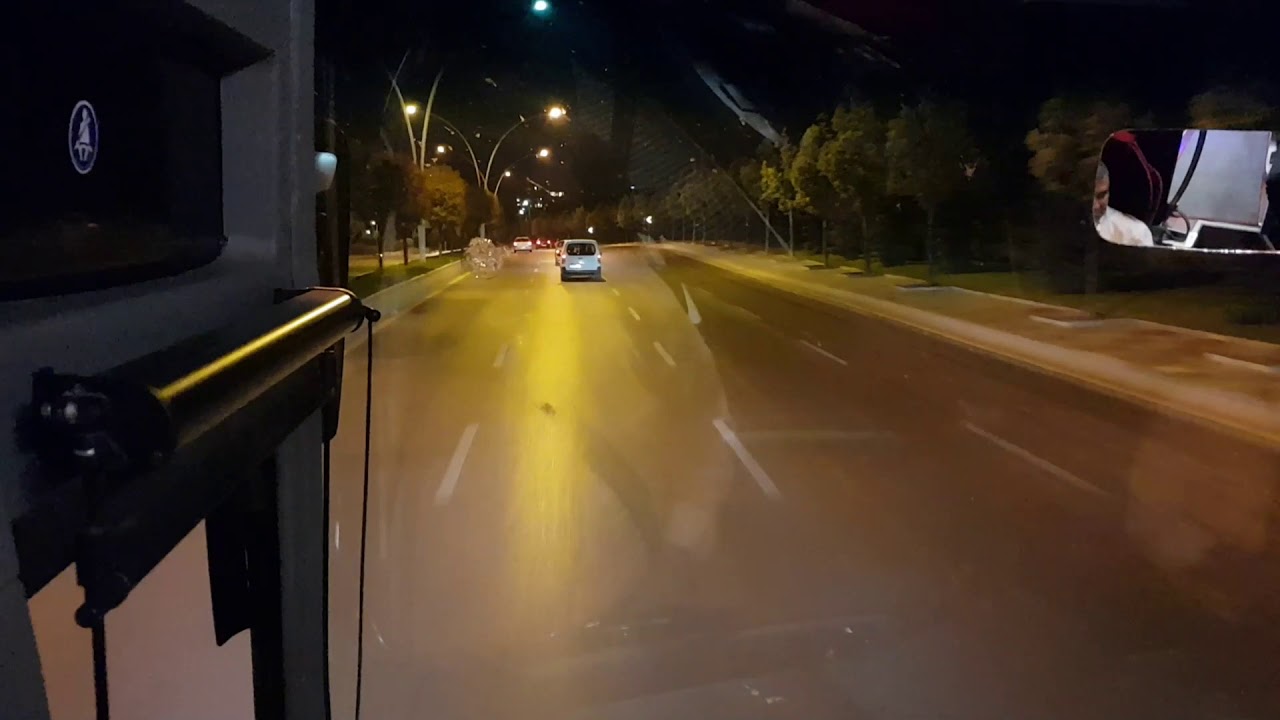 Otobüs Videosu Uzun Yol Aşti Otogar Çıkış Gölbaşı