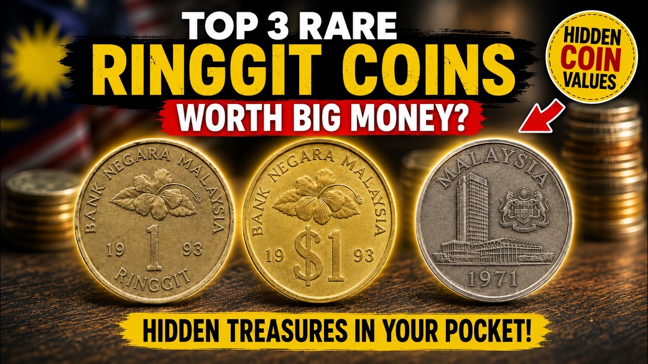 TOP 3 MOST VALUABLE MALAYSIA 1 RINGGIT COINS. RARE COINS WORTH MORE THAN YOU THINK.