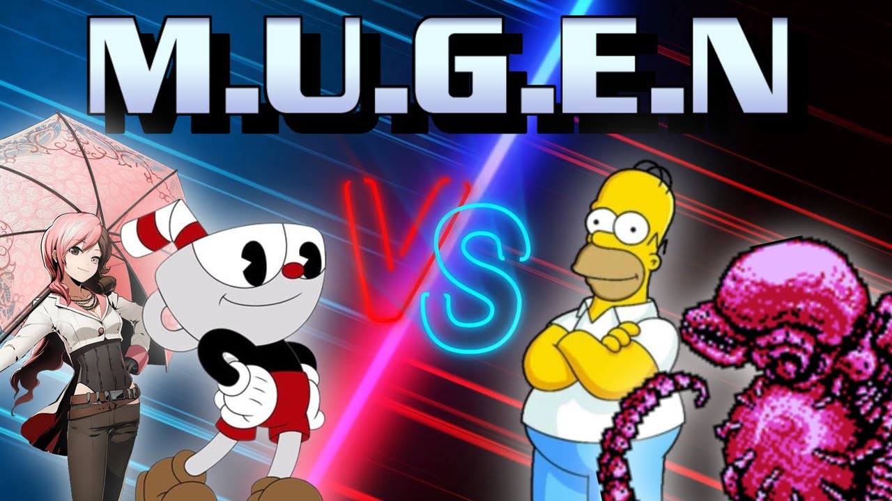 REQUESTED BY @MeredyByakko: Cuphead & Neopolitan vs Homer Simpson & Ninja Gaiden Boss Rush - Mugen