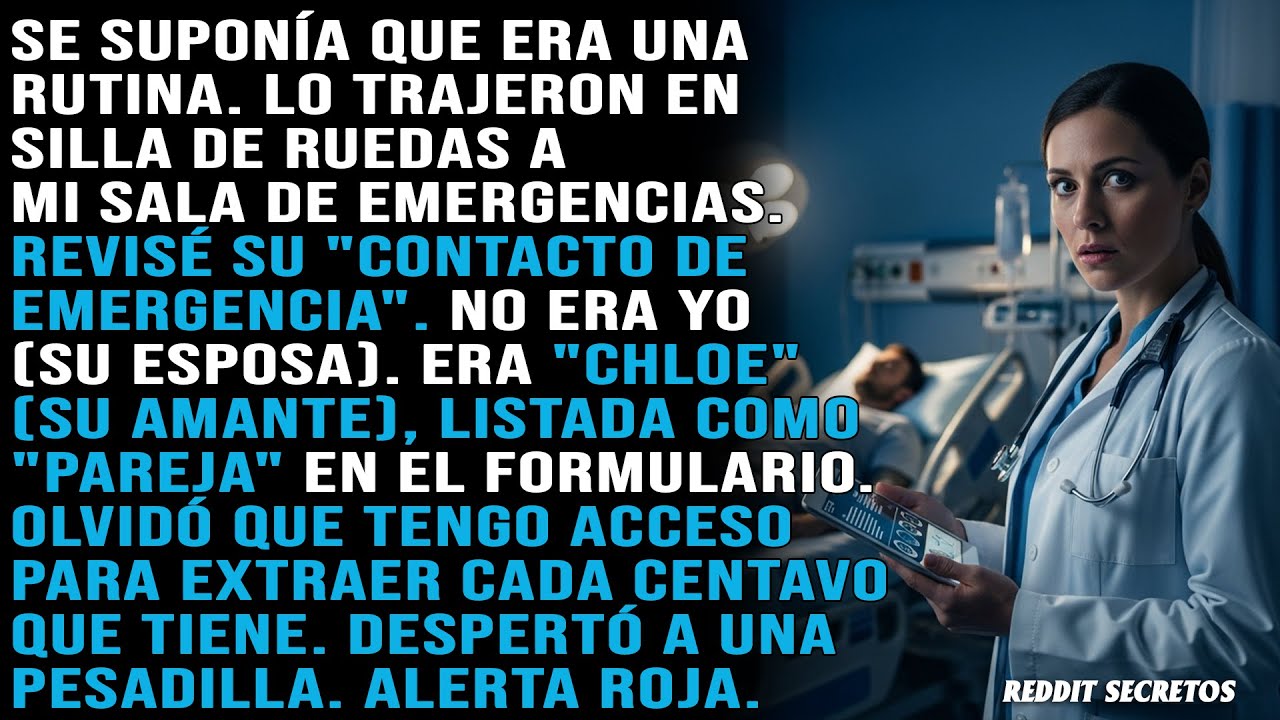 Soy su doctora y vi el nombre de ella en su contacto de emergencia.