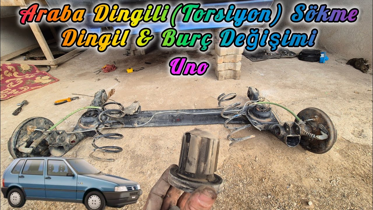 Dingil(Torsiyon)Sökme, Dingil Burcu  Değişimi.Araç Dingili Nasıl Sökülür  Burç Değişim Nasıl Yapılır