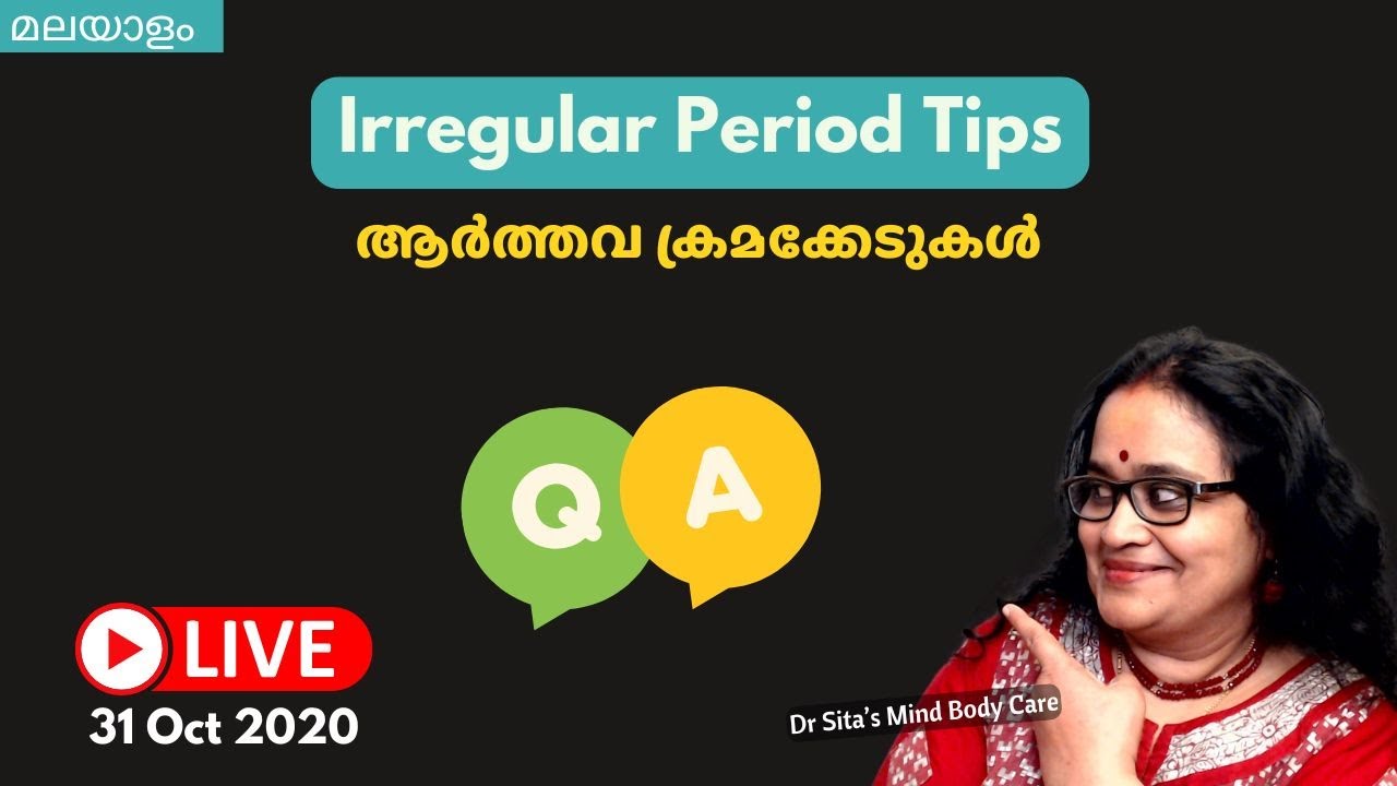 Irregular period  & Abnormal  Period | Common Causes | What To Do | Live Session | 31-10-2020