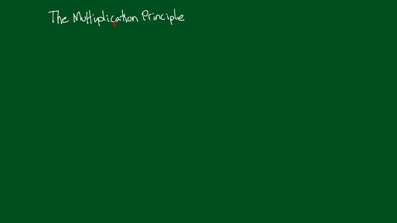 Section 5.4 - The Multiplication Principle