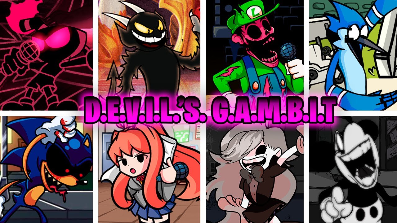 Devil's Gambit but Every Turn a Different Character Sings / FNF Devils Gambit but Everyone Sings It