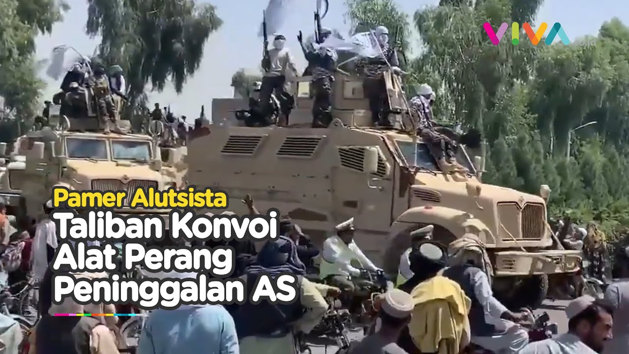 Taliban Pamer Senjata Canggih Militer AS yang Direbutnya, Parade Kemenangan!