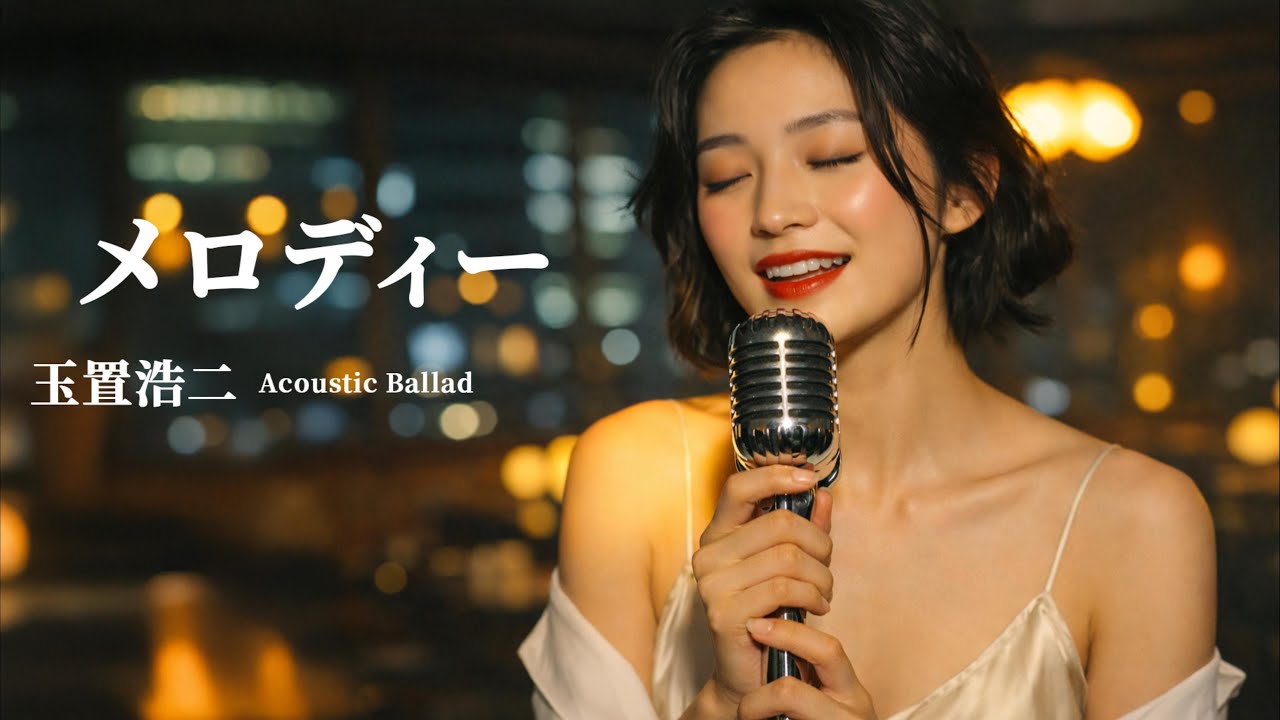 【MV】玉置浩二「メロディー」Acoustic Ballad Cover l Female Vocal（Japanese Cover）