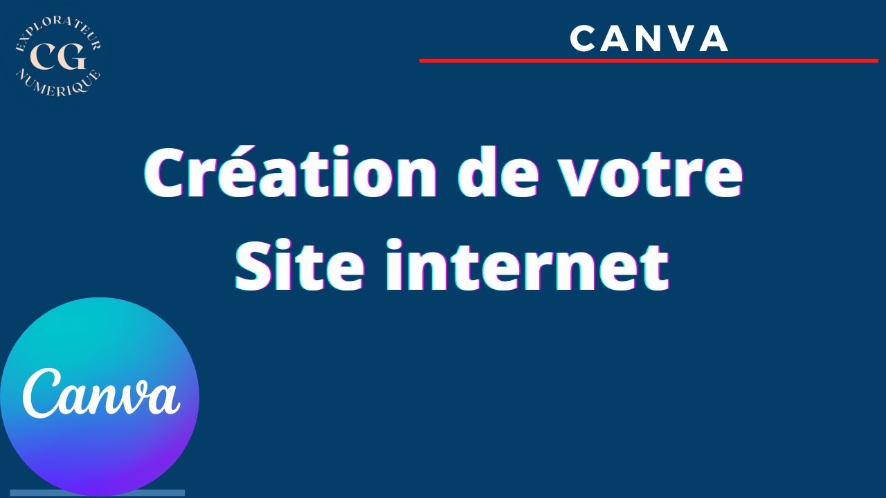 Comment faire un beau site internet avec CANVA ?