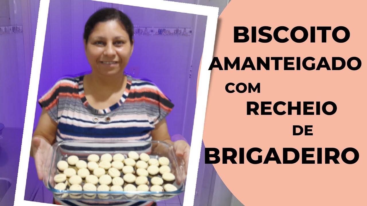 Biscoito com recheio de brigadeiro | FÁCIL E SABOROSO