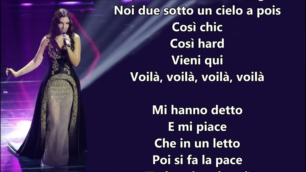 Elettra Lamborghini Voilà Testo