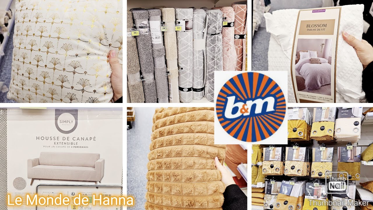 B&M FRANCE 31-12 LINGE MAISON RIDEAUX TAPIS