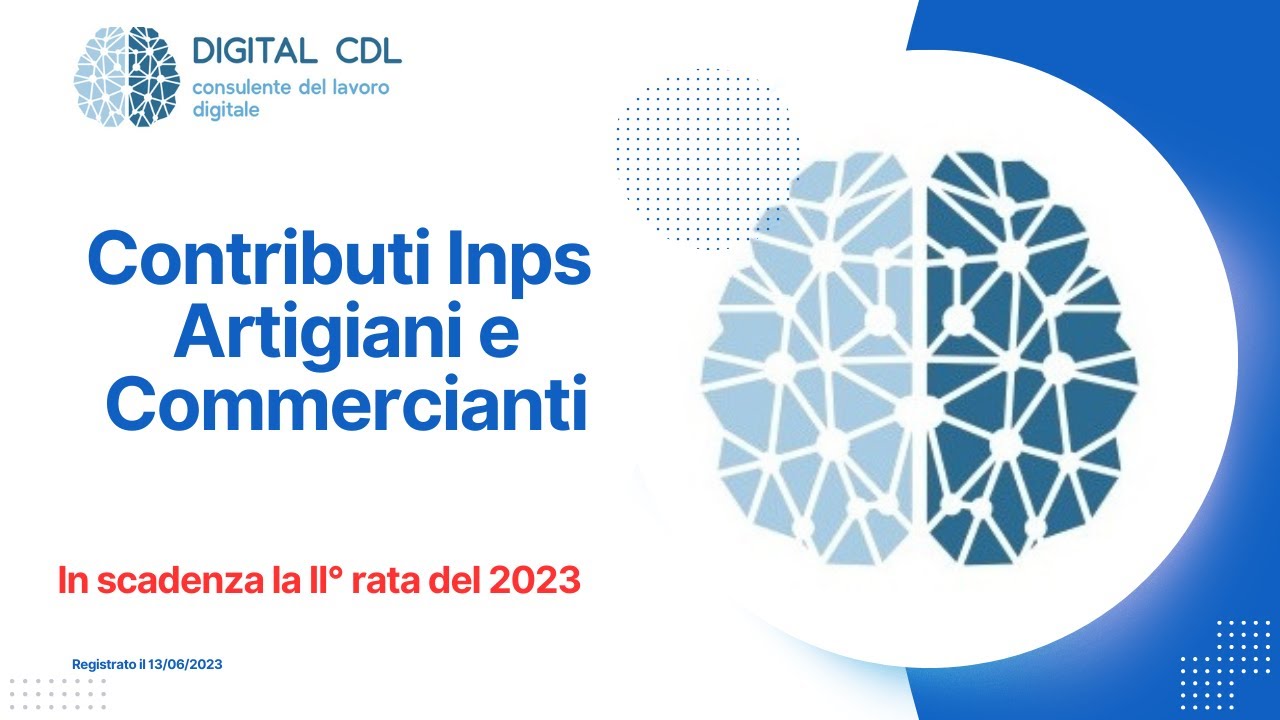 Inps-contributi artigiani e commercianti