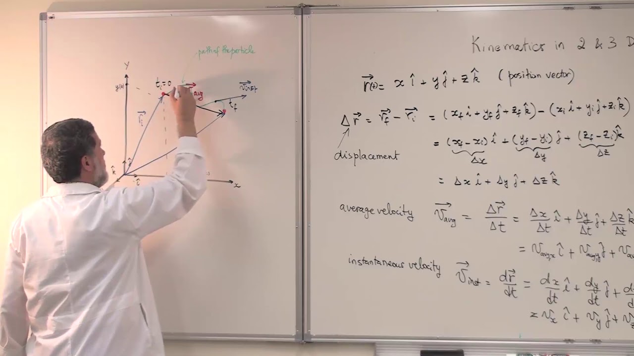 PHYS-101- Kinematics in 2 and 3 Dimensions