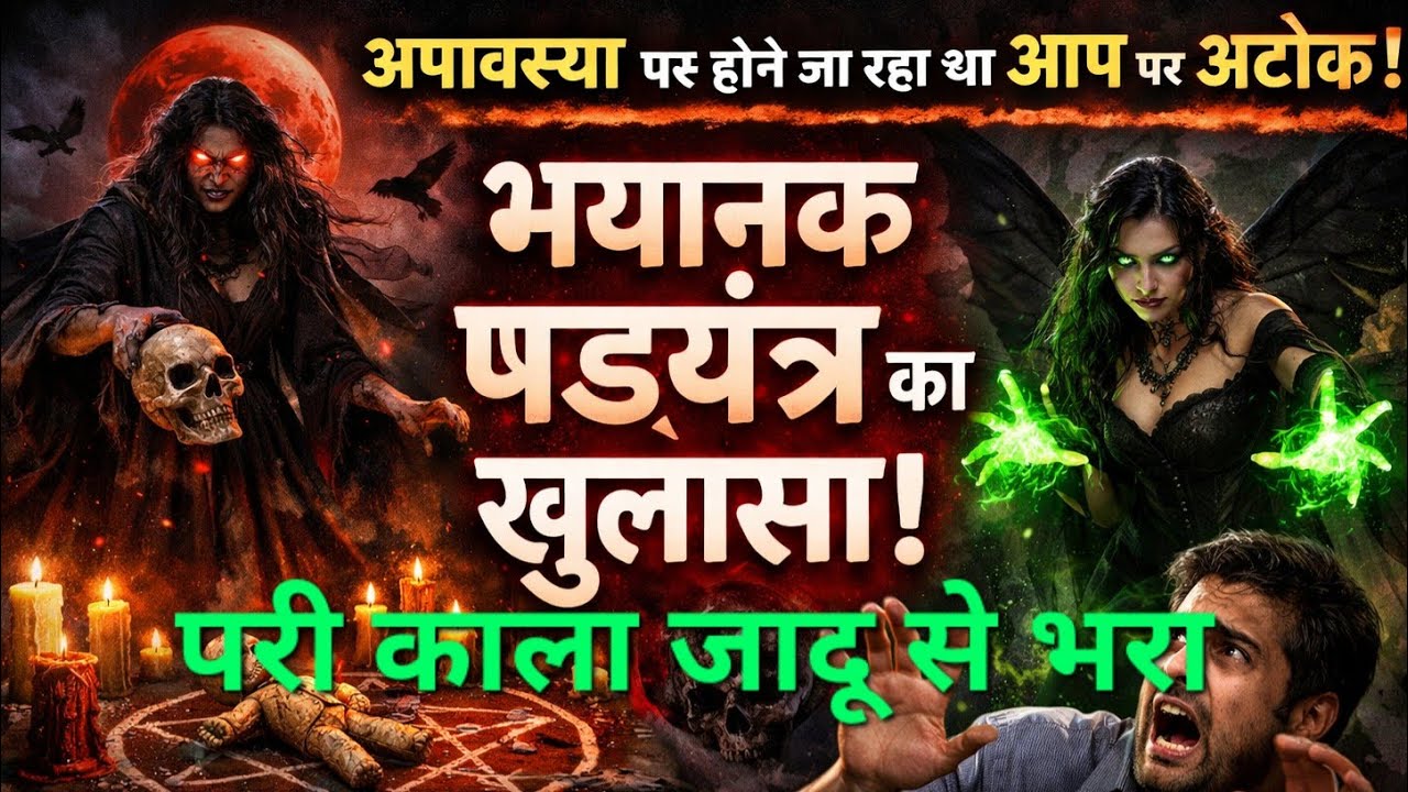 अमावस्या पर होने जा रहा था आप पर मारण🌑🌑☠️ कैसे महिला शत्रु ने मुह की खाई ☠️🙏🔱