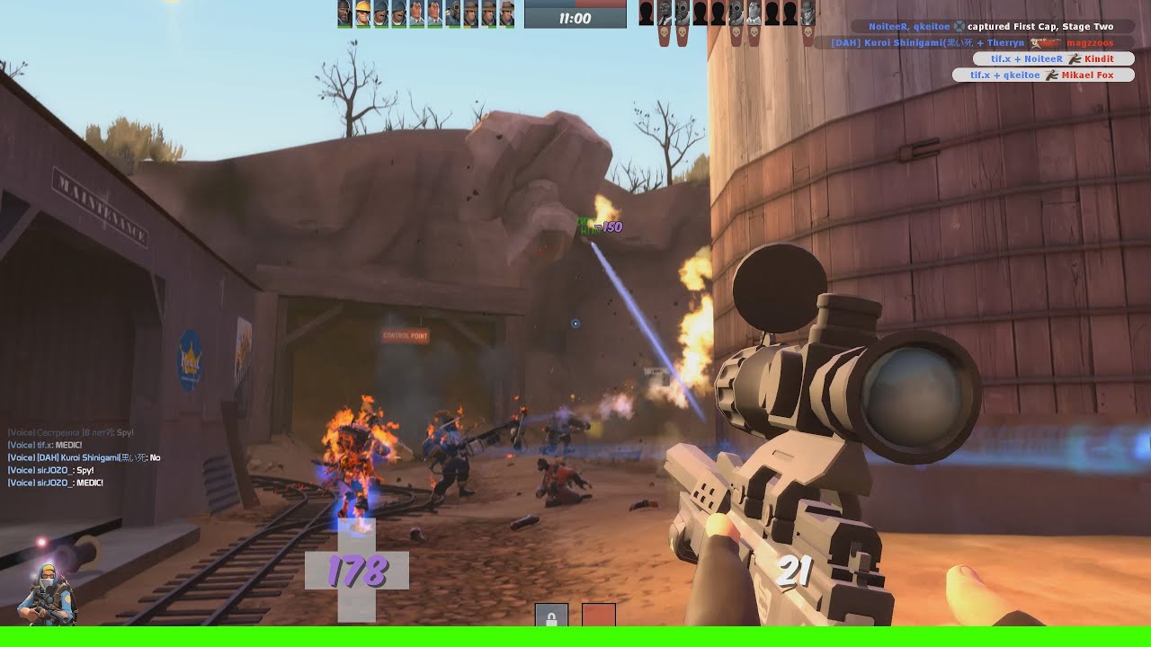 Team Fortress 2 Sniper Gameplay tf2 Machina