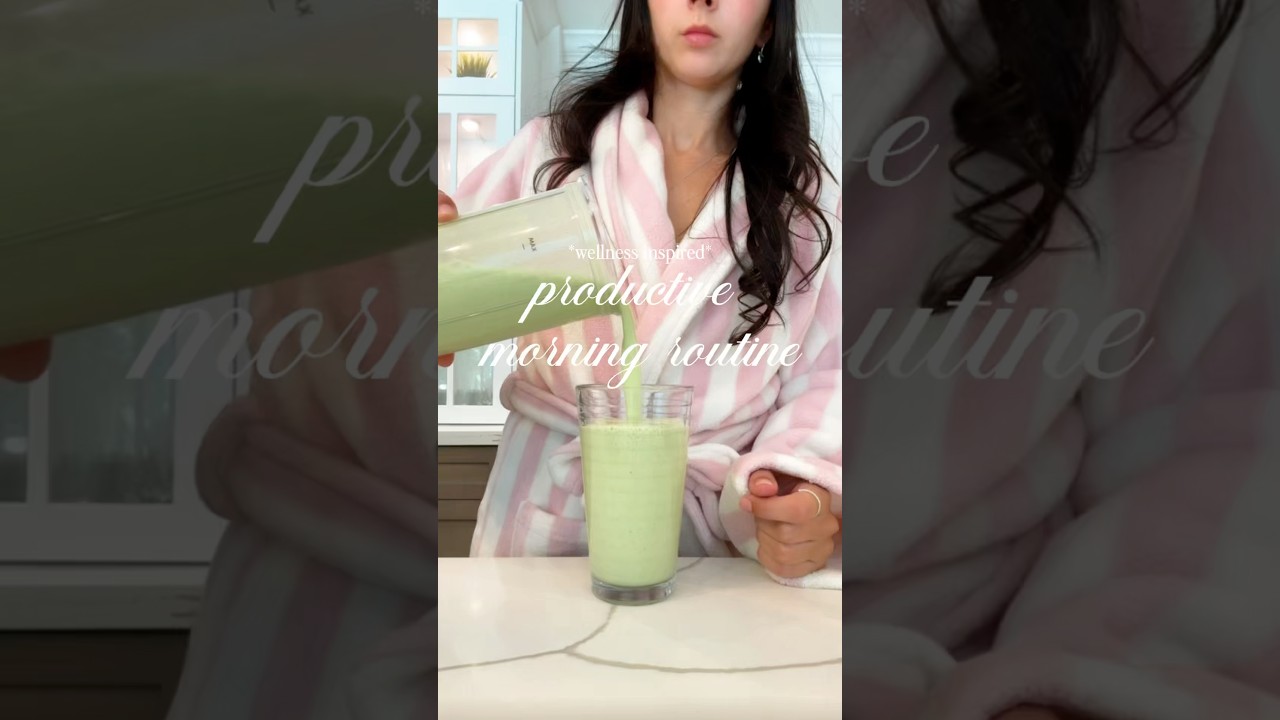 productive morning routine🤍🌱🎀 