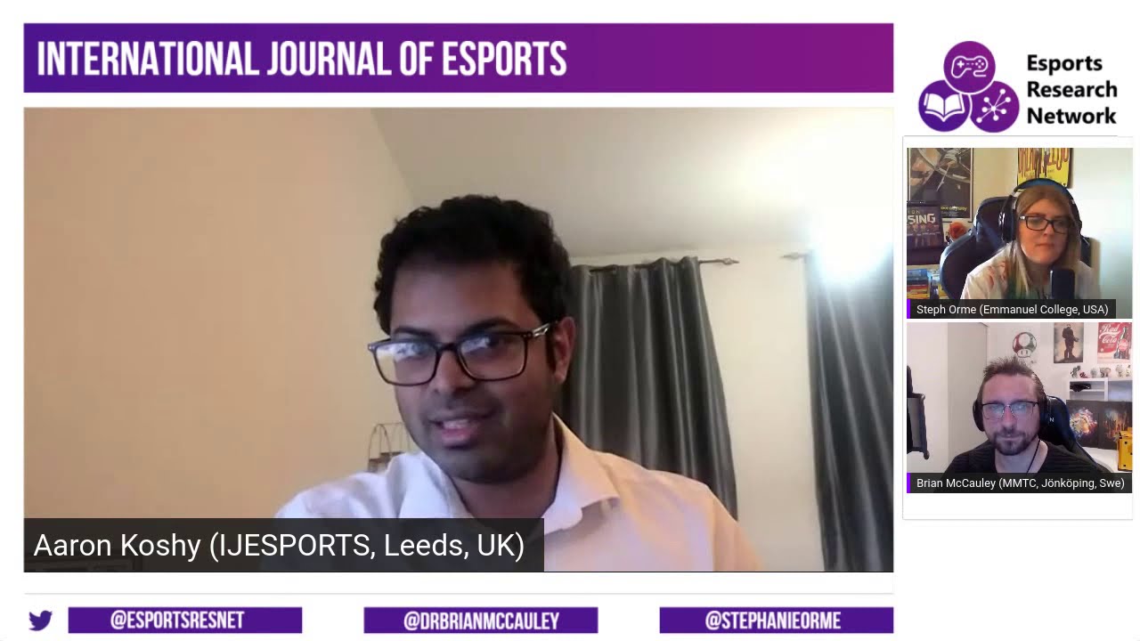 International Journal of Esports with Dr Aaron Koshy (Ep. 1)