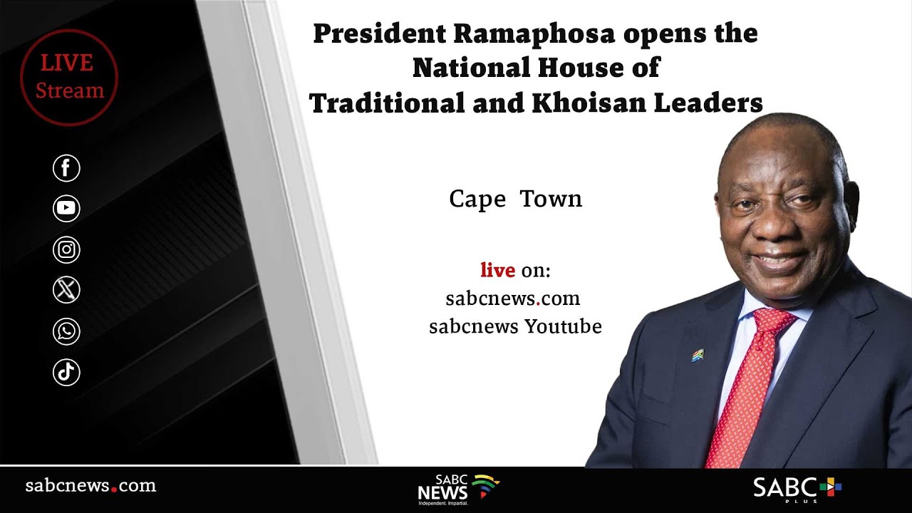President Ramaphosa addresses the National House of Traditional and Khoisan Leaders opening