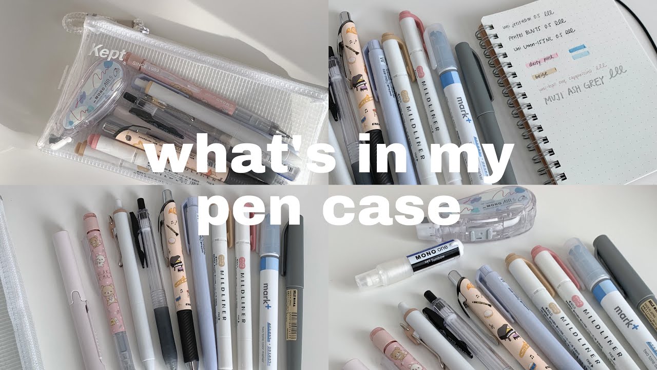 what's in my pencil case | 20240331