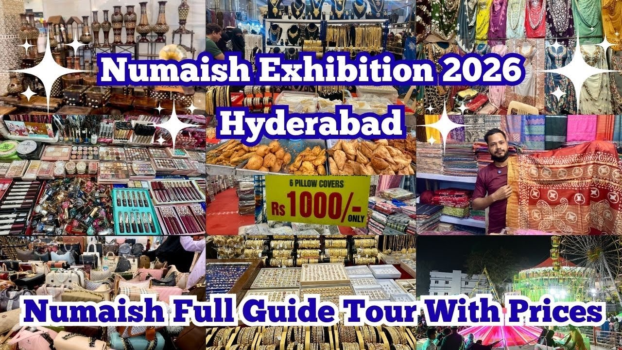 NUMAISH EXHIBITION 2026 | STALL GUIDE TOUR WITH PRICES | HYDERABAD BIGGEST EXHIBITION 2026#trending 